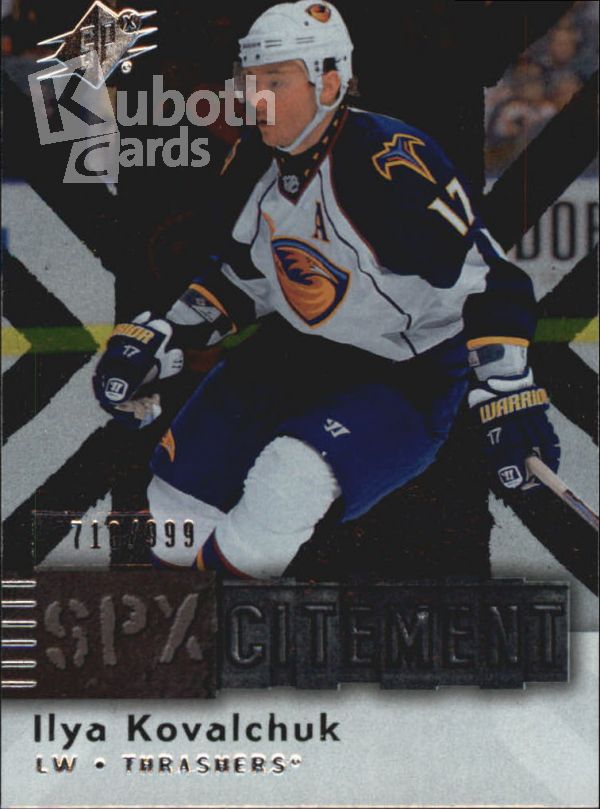 NHL 2009-10 SPx SPXitement - No X46 - Ilya Kovalchuk