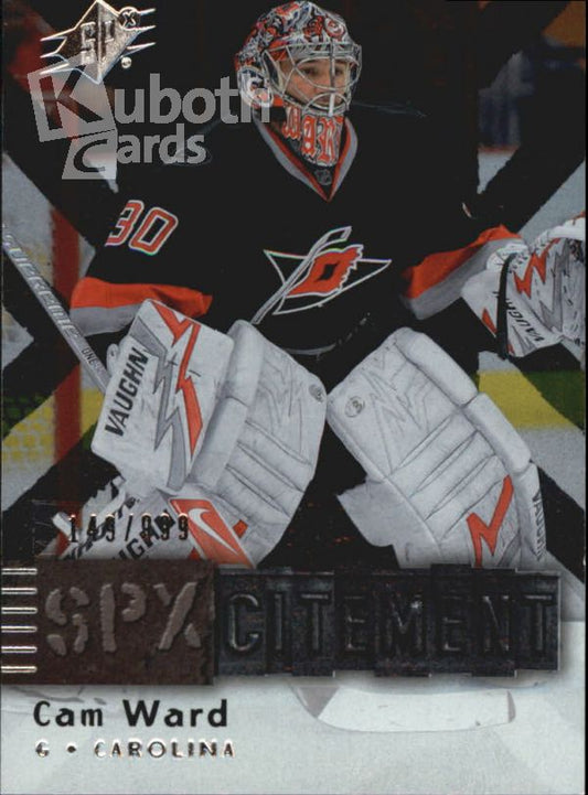 NHL 2009-10 SPx SPXitement - No X47 - Cam Ward