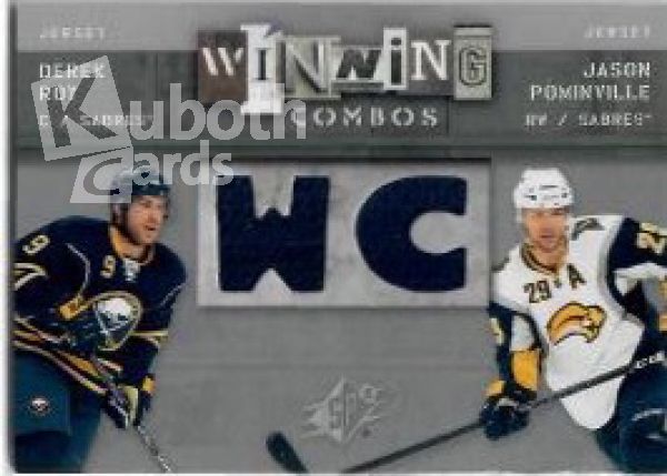 NHL 2009-10 SPx Winning Combos - No WC-PR - Jason Pominville / Derek Roy