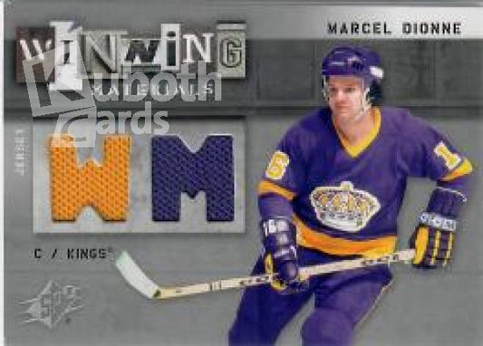 NHL 2009-10 SPx Winning Materials - No WM-MD - Marcel Dionne