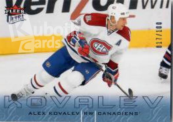 NHL 2009-10 Ultra Ice Medallion - No 179 - Alex Kovalev