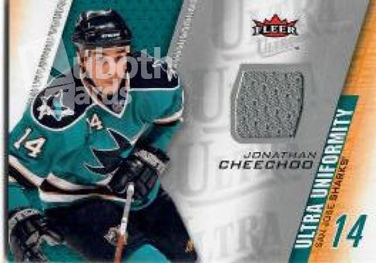 NHL 2009-10 Ultra Uniformity - No UU-JC - Jonathan Cheechoo