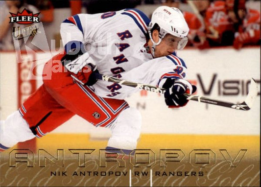 NHL 2009-10 Ultra Gold Medallion - No. 171 - Nik Antropov