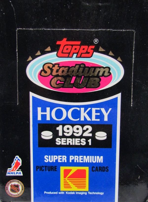 NHL 1992-93 Topps Stadium Club Serie 1 - Päckchen