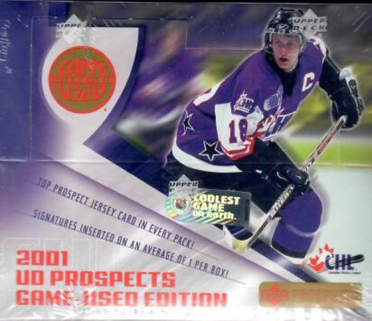 NHL 2001-02 Upper Deck CHL Prospects Game Used Edition - Box