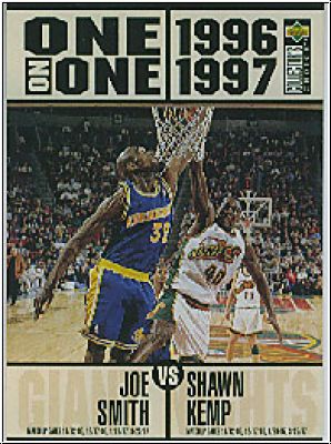 NBA 1996-97 Collector's Choice - No 358 - Joe Smith / Shawn Kemp