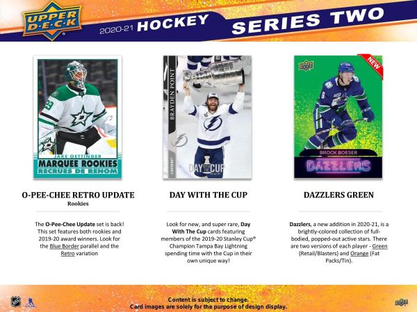 NHL 2020-21 Upper Deck Serie 2 Fat Pack