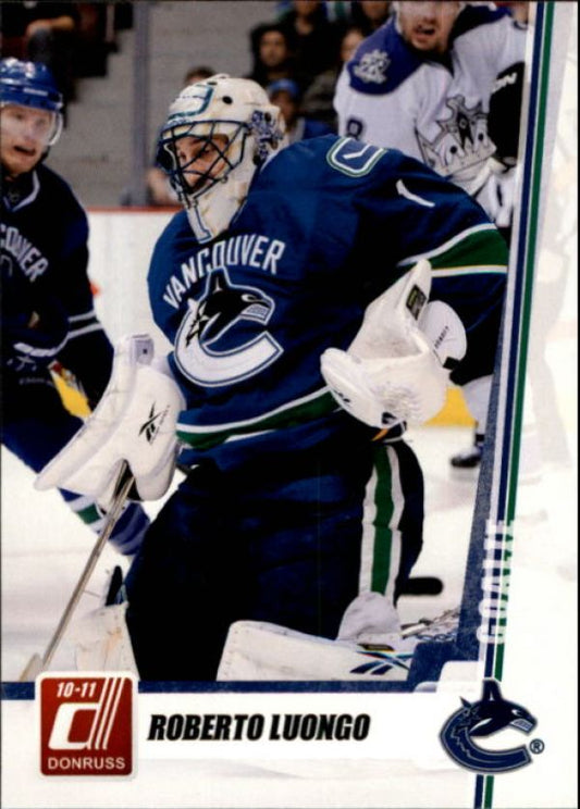 NHL 2010-11 Donruss - No. 40 - Roberto Luongo