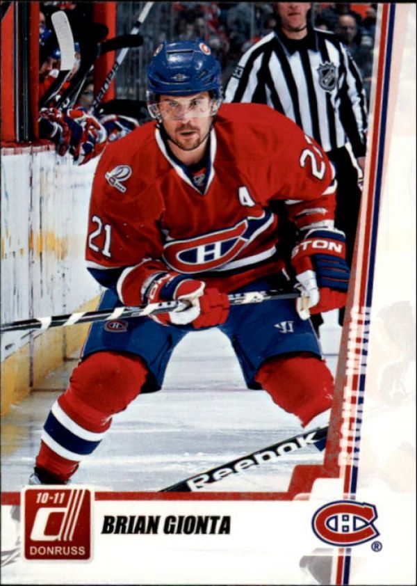 NHL 2010-11 Donruss - No. 85 - Brian Gionta