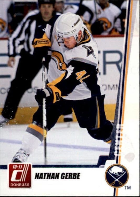 NHL 2010-11 Donruss - No. 182 - Nathan Gerbe