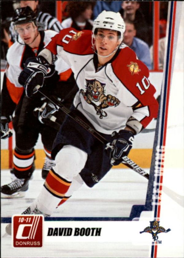 NHL 2010-11 Donruss - No. 209 - David Booth