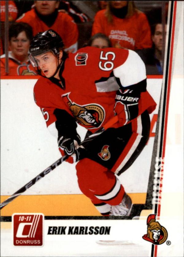 NHL 2010-11 Donruss - No. 216 - Erik Karlsson