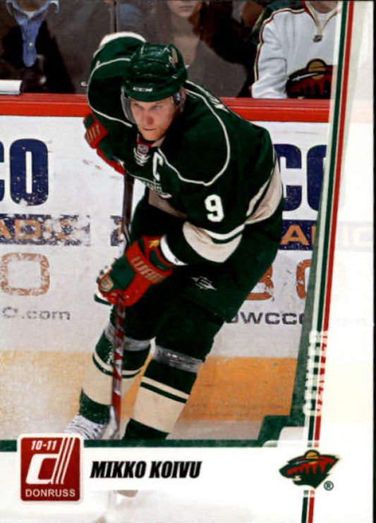 NHL 2010-11 Donruss - No 221 - Mikko Koivu