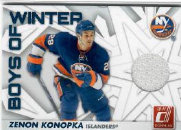 NHL 2010-11 Donruss Boys of Winter Threads - No 9 - Zenon Konopka