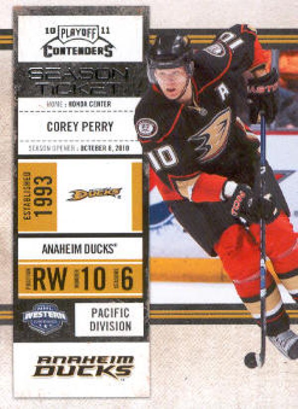 NHL 2010-11 Playoff Contenders - No 1 - Corey Perry