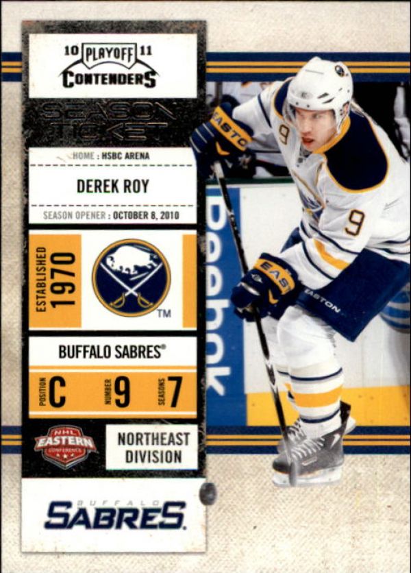 NHL 2010-11 Playoff Contenders - No 3 - Derek Roy