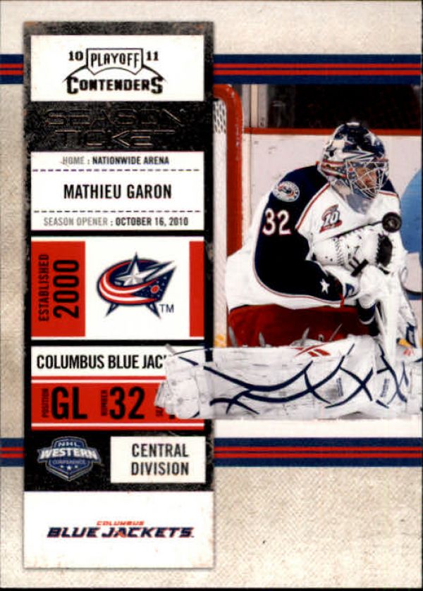 NHL 2010-11 Playoff Contenders - No 6 - Mathieu Garon