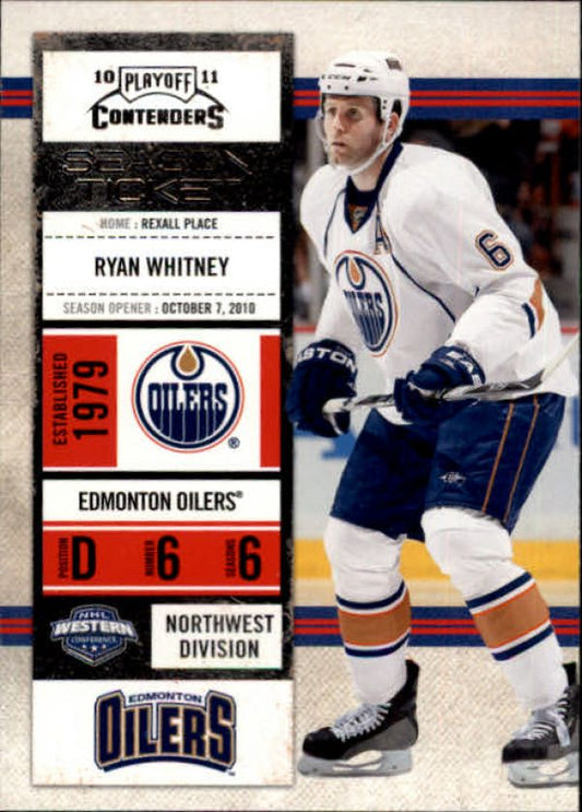 NHL 2010-11 Playoff Contenders - No 8 - Ryan Whitney