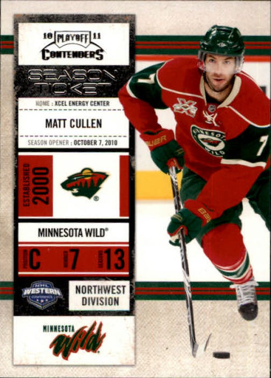 NHL 2010-11 Playoff Contenders - No 10 - Matt Cullen