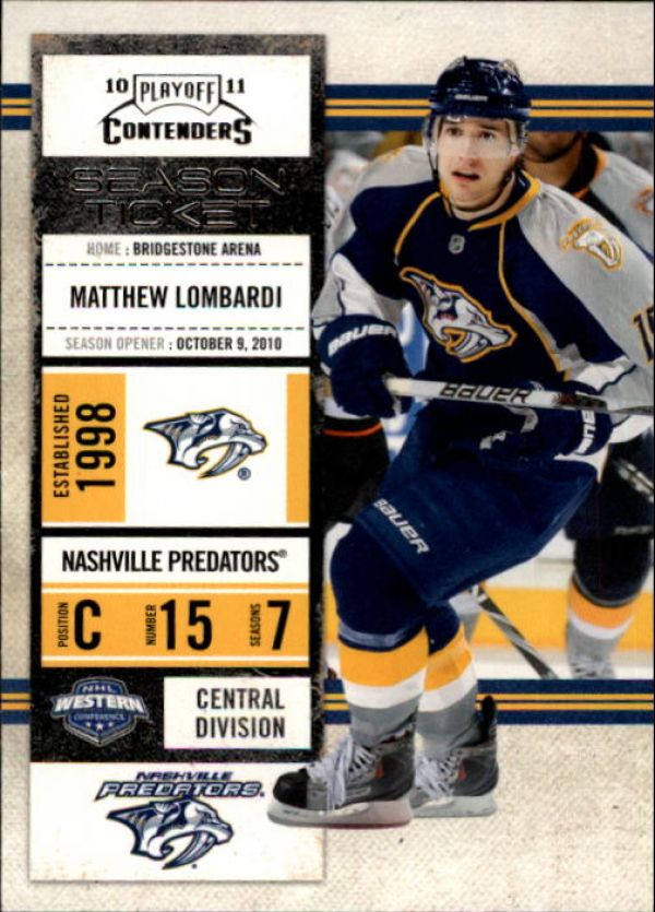 NHL 2010-11 Playoff Contenders - No 11 - Matthew Lombardi