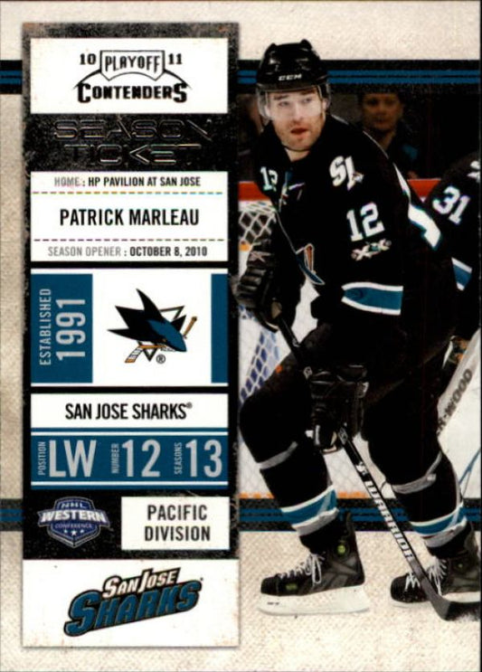 NHL 2010-11 Playoff Contenders - No 16 - Patrick Marleau