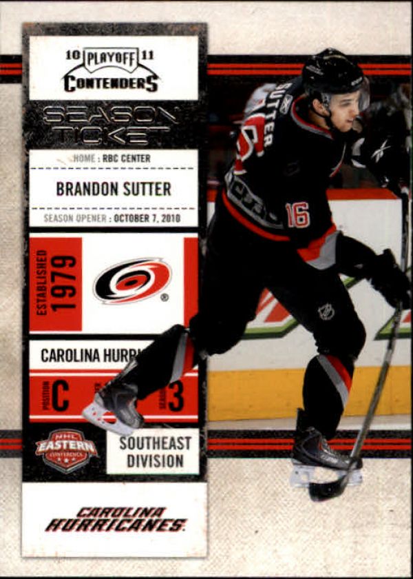 NHL 2010-11 Playoff Contenders - No 24 - Brandon Sutter