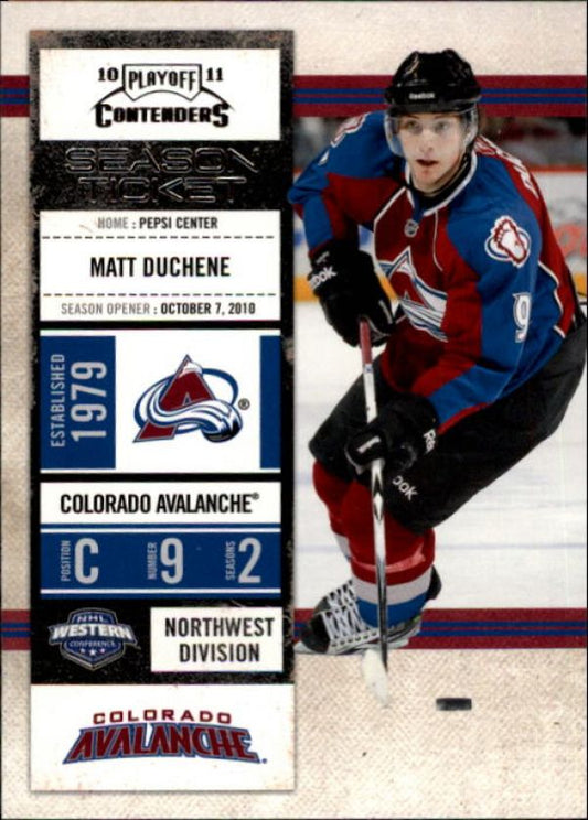 NHL 2010-11 Playoff Contenders - No 25 - Matt Duchene