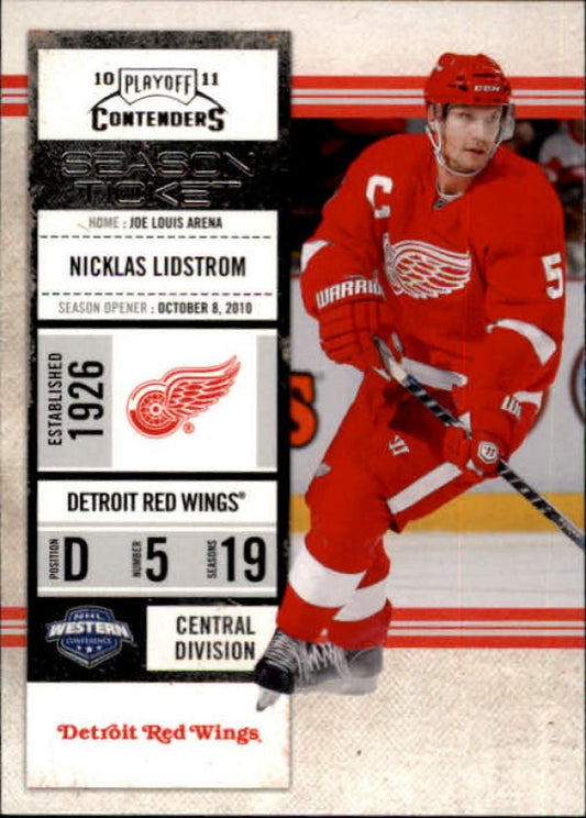 NHL 2010-11 Playoff Contenders - No 27 - Nicklas Lidstrom