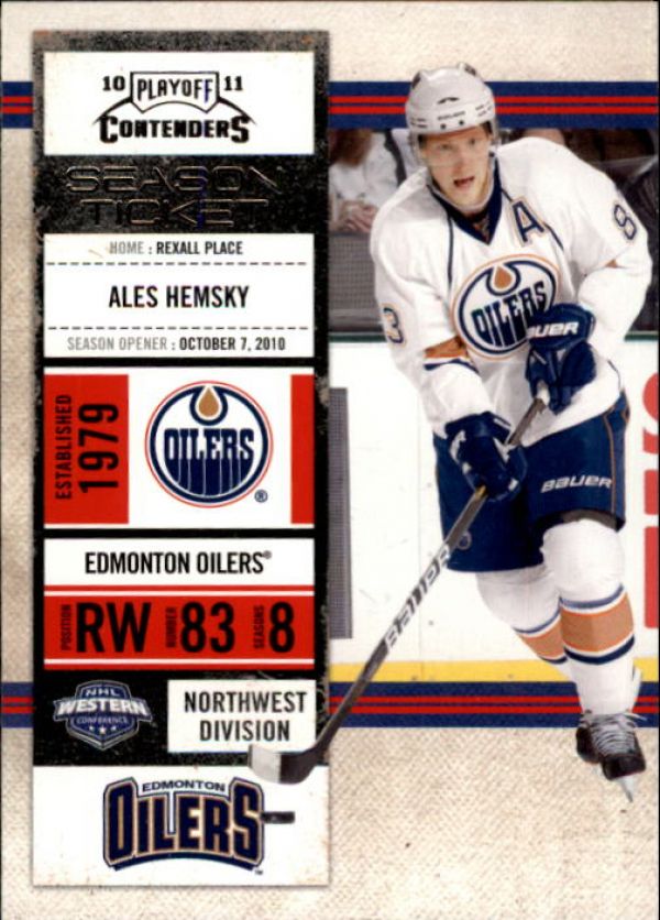 NHL 2010-11 Playoff Contenders - No 28 - Ales Hemsky