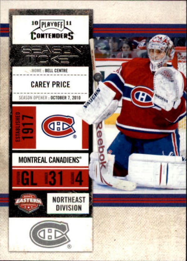 NHL 2010-11 Playoff Contenders - No. 30 - Carey Price