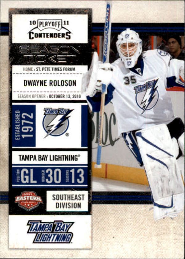 NHL 2010-11 Playoff Contenders - No. 32 - Dwayne Roloson