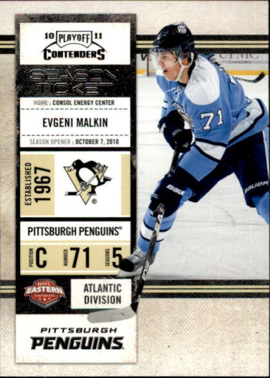 NHL 2010-11 Playoff Contenders - No 35 - Evgeni Malkin