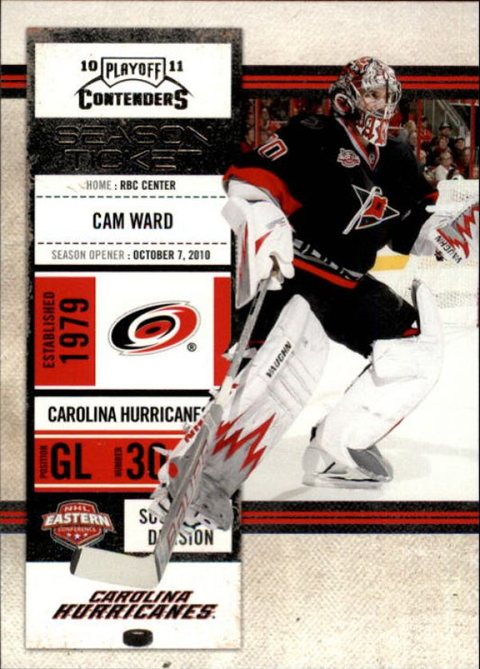 NHL 2010-11 Playoff Contenders - No. 44 - Cam Ward