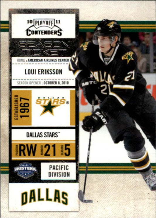 NHL 2010-11 Playoff Contenders - No 46 - Loui Eriksson