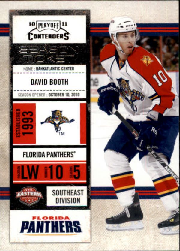 NHL 2010-11 Playoff Contenders - No 48 - David Booth