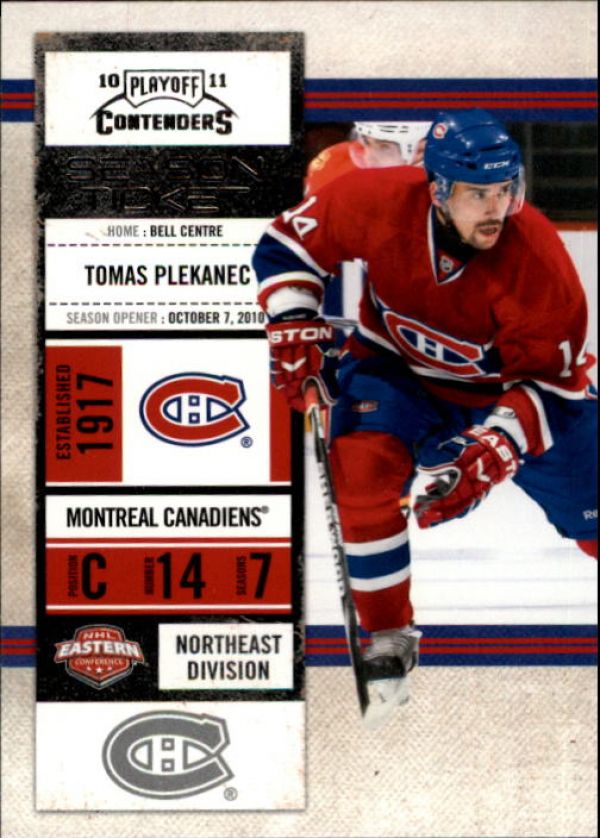 NHL 2010-11 Playoff Contenders - No 50 - Tomas Plekanec