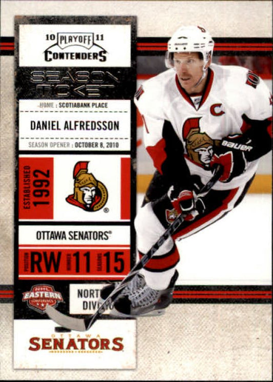 NHL 2010-11 Playoff Contenders - No 53 - Daniel Alfredsson