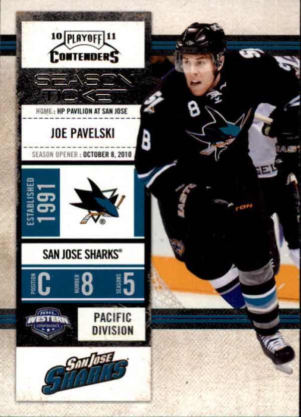 NHL 2010-11 Playoff Contenders - No 56 - Joe Pavelski