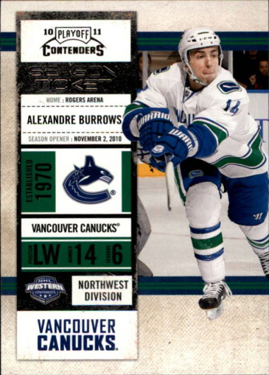 NHL 2010-11 Playoff Contenders - No 59 - Alexandre Burrows