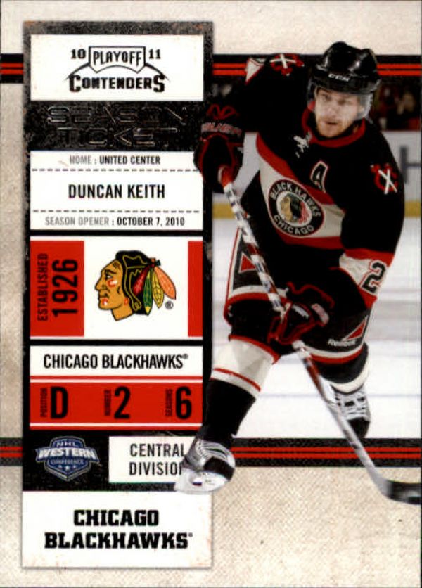 NHL 2010-11 Playoff Contenders - No 64 - Duncan Keith