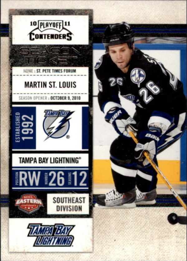 NHL 2010-11 Playoff Contenders - No 77 - Martin St. Louis