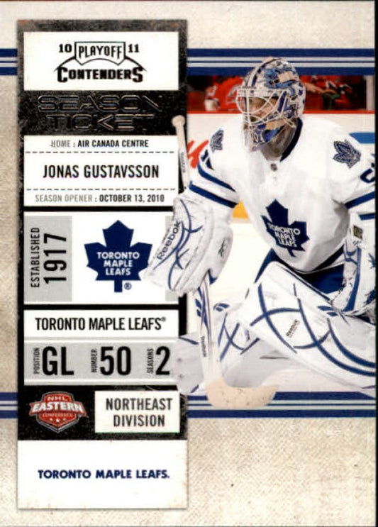 NHL 2010-11 Playoff Contenders - No 78 - Jonas Gustavsson