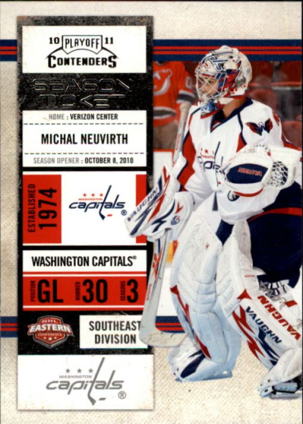 NHL 2010-11 Playoff Contenders - No 80 - Michal Neuvirth