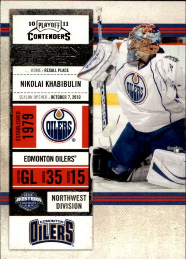 NHL 2010-11 Playoff Contenders - No 87 - Nikolai Khabibulin