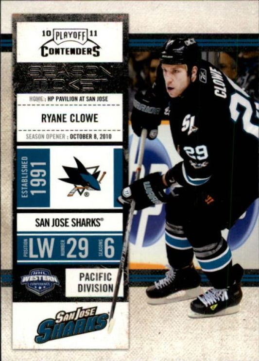 NHL 2010-11 Playoff Contenders - No 95 - Ryane Clowe