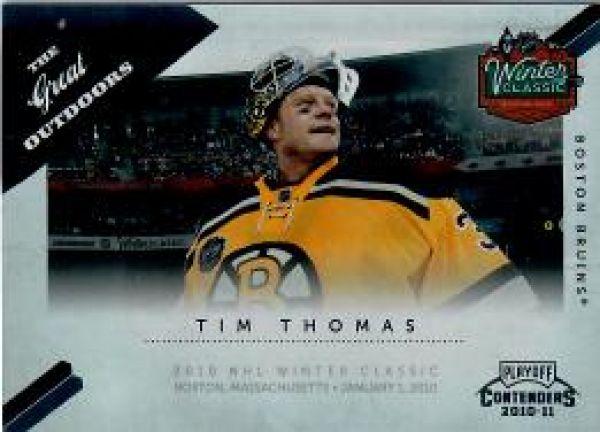 NHL 2010-11 Playoff Contenders Great Outdoors - No 11 - Tim Thomas