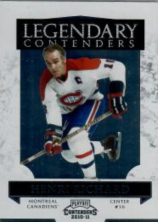 NHL 2010-11 Playoff Contenders Legendary Contenders - No 16 - Henri Richard