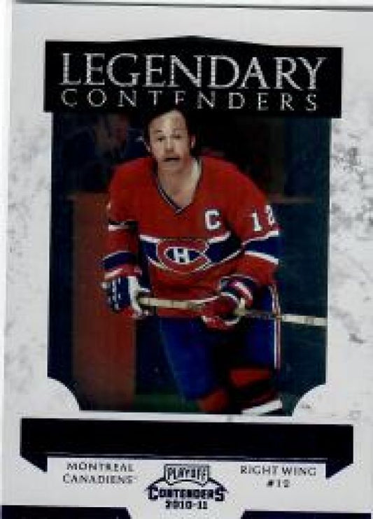 NHL 2010-11 Playoff Contenders Legendary Contenders Purple - No 1 - Yvan Cournoyer