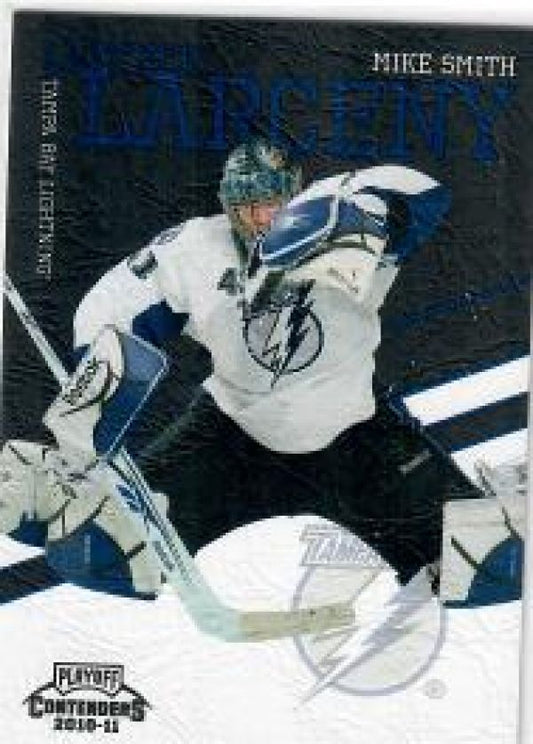 NHL 2010-11 Playoff Contenders Leather Larceny - No 13 - Mike Smith