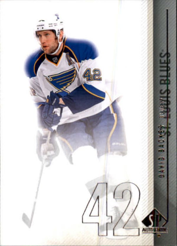 NHL 2010-11 SP Authentic - No 101 - David Backes